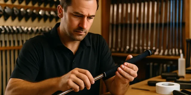 Custom Fitting Trends session with irons, shafts, and launch monitor data